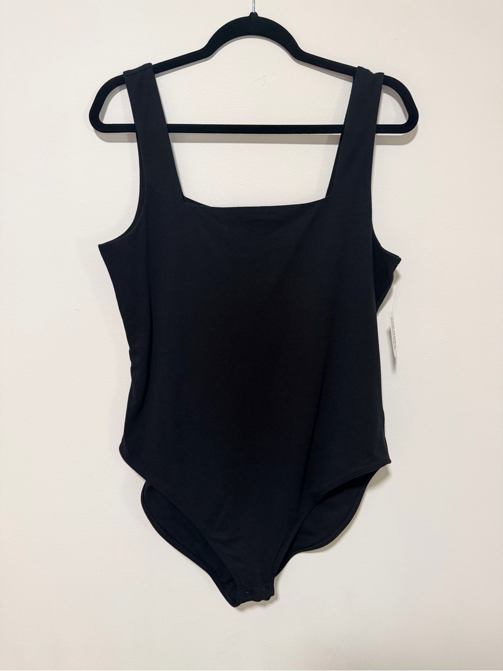 Old Navy Black Square Neck Bodysuit